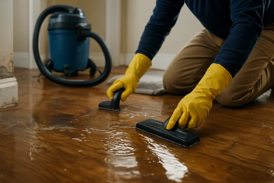 Reference scene of water cleanup, not actual company work